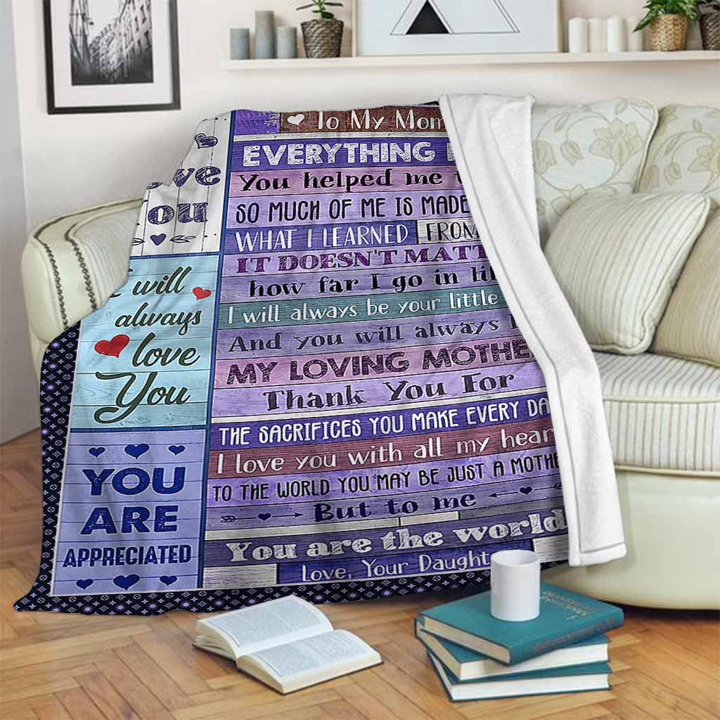 Family I Love You To The Moon And Back Love You Flannel Blanket For Cozy Bedroom Sofa Decor
