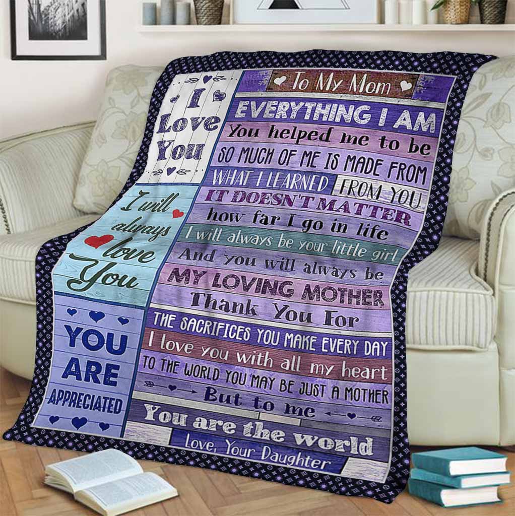 Family I Love You To The Moon And Back Love You Flannel Blanket For Cozy Bedroom Sofa Decor