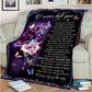 Butterfly Never Left You Memorial Flannel Blanket For Cozy Bedroom Sofa Decor