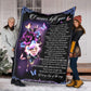Butterfly Never Left You Memorial Flannel Blanket For Cozy Bedroom Sofa Decor