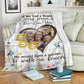 Family If We Had A Flower Custom Photo Flannel Blanket For Cozy Bedroom Sofa Decor