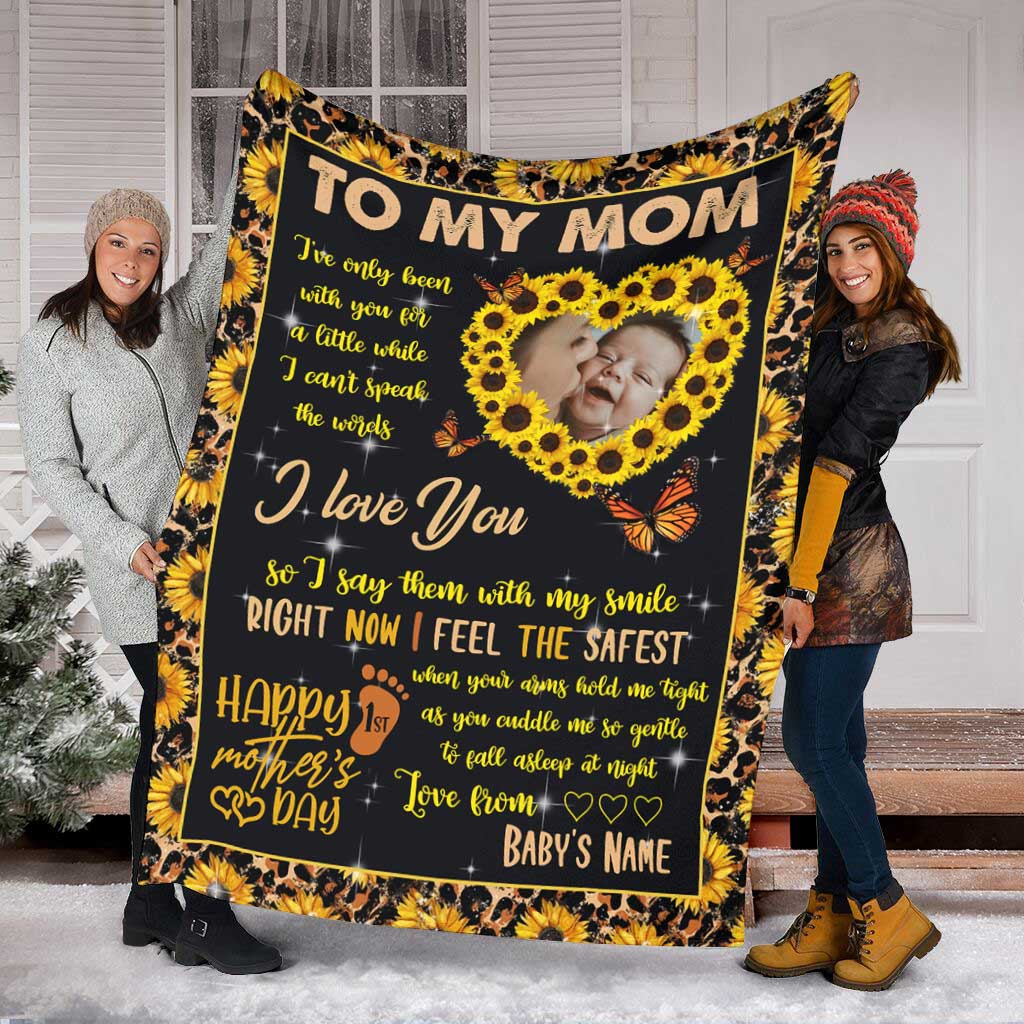 Family I've Only Been With You Personalized Flannel Blanket For Cozy Bedroom Sofa Decor