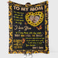 Family I've Only Been With You Personalized Flannel Blanket For Cozy Bedroom Sofa Decor