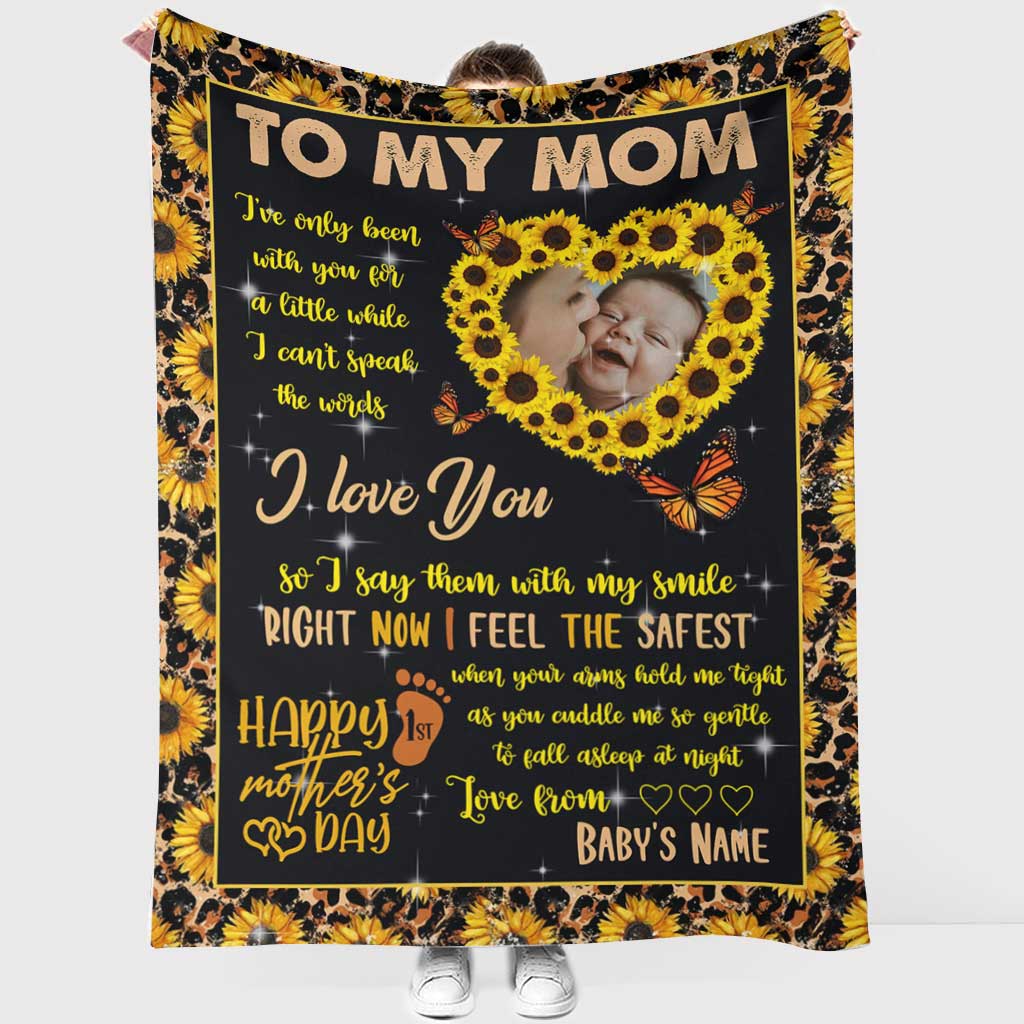 Family I've Only Been With You Personalized Flannel Blanket For Cozy Bedroom Sofa Decor