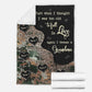 Mother Just When I Thought I Was Too Old Personalized Flannel Blanket For Cozy Bedroom Sofa Decor