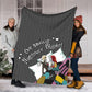 Skull Our Snuggle Nightmares Personalized Flannel Blanket For Cozy Bedroom Sofa Decor