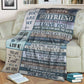 Family To My Boyfriend I Love You Flannel Blanket For Cozy Bedroom Sofa Decor