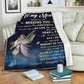 Angel To My Mom And Mother With Butterfly Flannel Blanket For Cozy Bedroom Sofa Decor