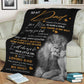 Lion To My Dad Flannel Blanket For Cozy Bedroom Sofa Decor