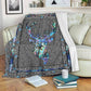 Hunting Deer Love Flannel Blanket For Cozy Bedroom Sofa Decor