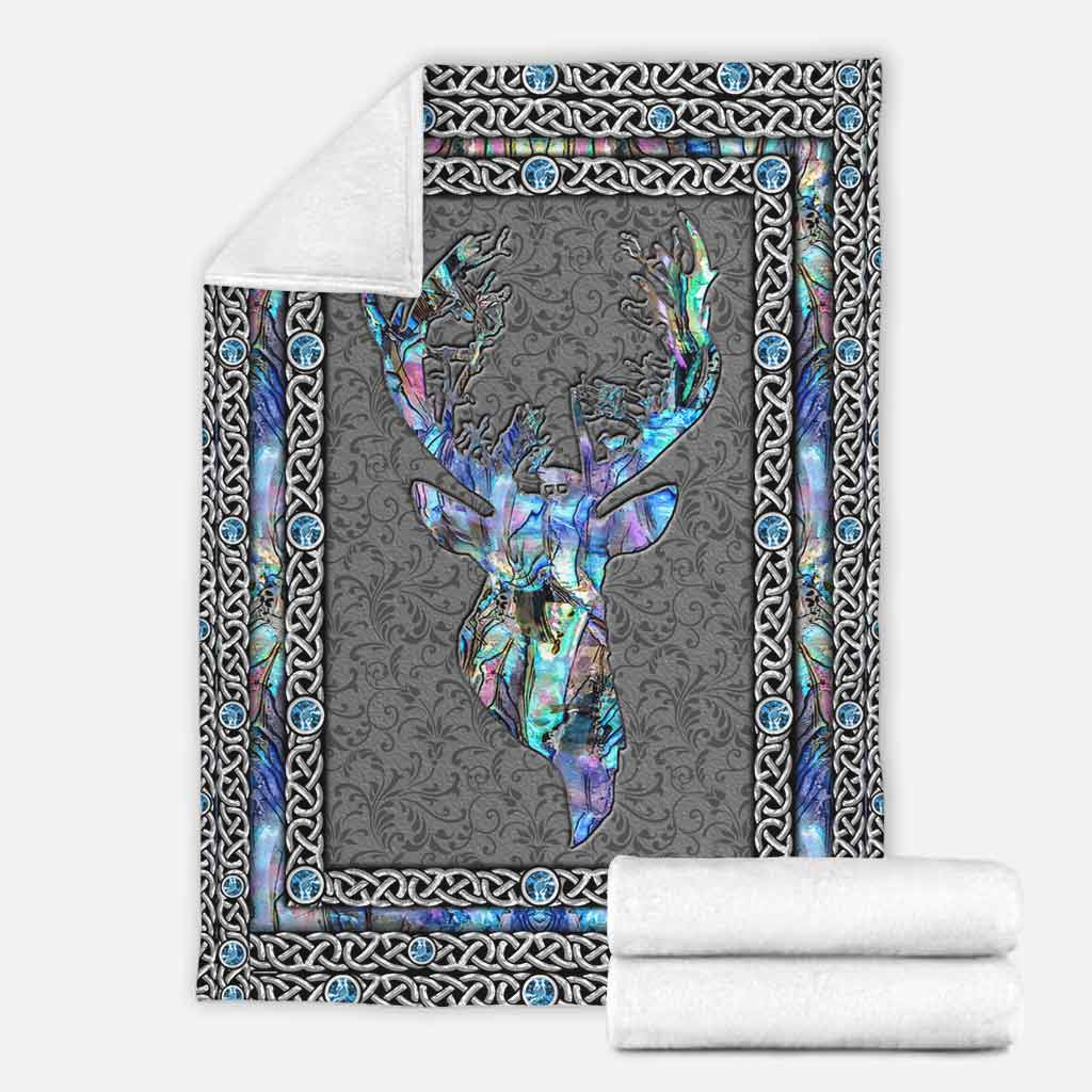Hunting Deer Love Flannel Blanket For Cozy Bedroom Sofa Decor