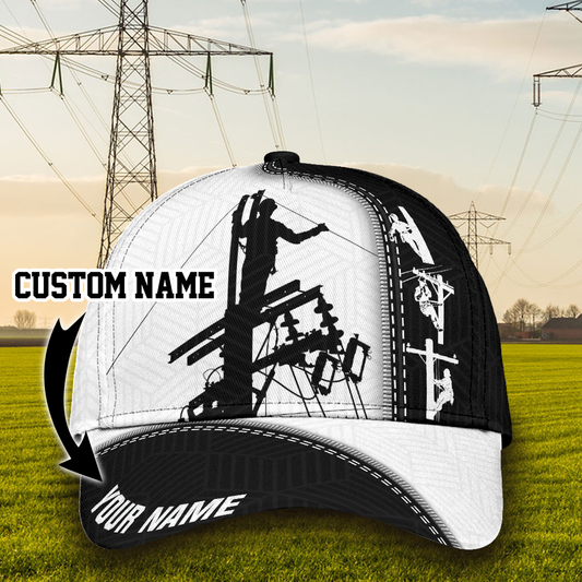 Lineman All Over Print Classic Cap For Beach Outings Holidays And Thoughtful Everyday Style