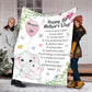 Elephant Happy 1ST Mothers Day And All The Days Ahead Personalized Flannel Blanket For Cozy Bedroom Sofa Decor