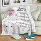 Elephant Happy 1ST Mothers Day And All The Days Ahead Personalized Flannel Blanket For Cozy Bedroom Sofa Decor