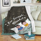 Camping Play All Night Personalized Flannel Blanket For Cozy Bedroom Sofa Decor