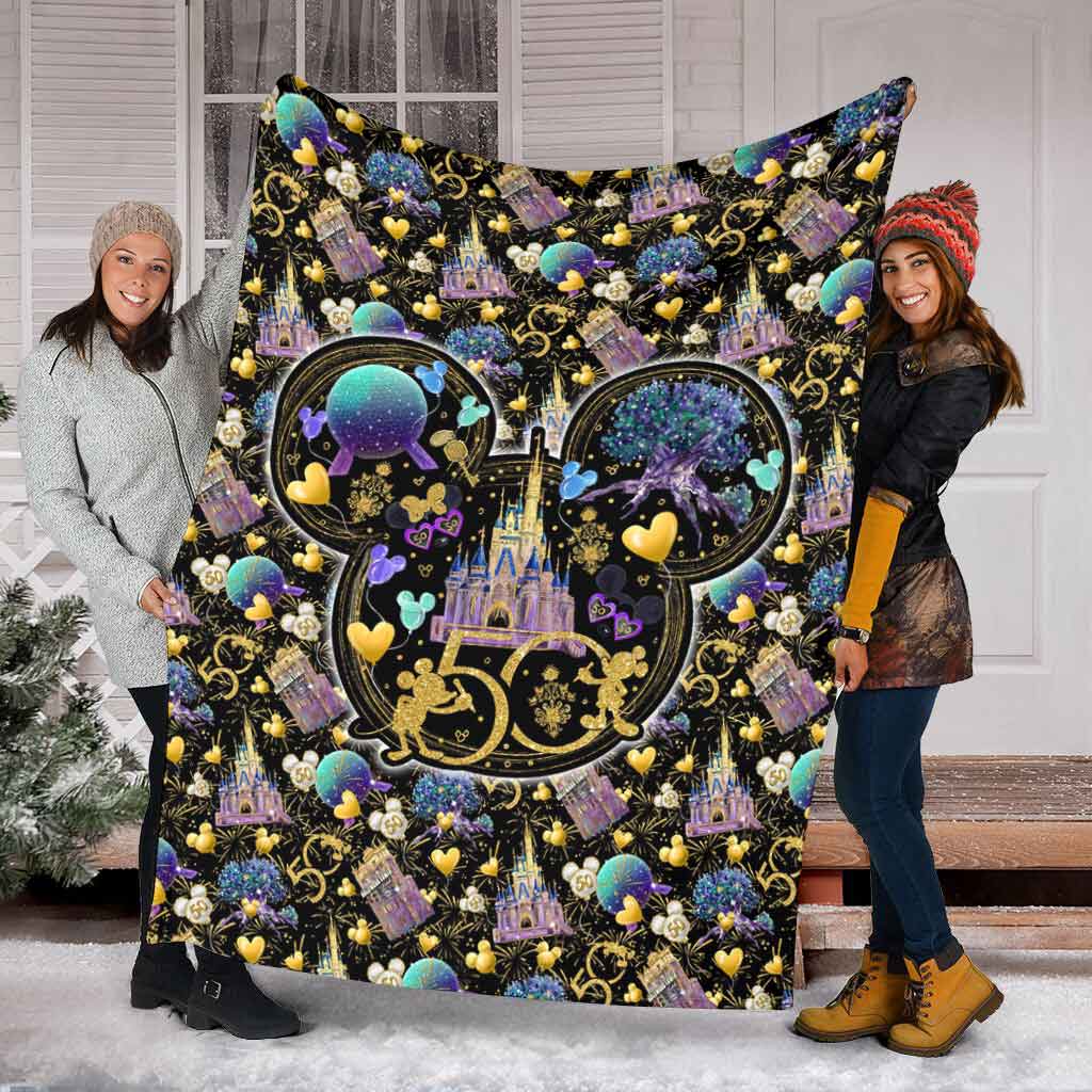 Retro Celebration Cartoon Flannel Blanket For Cozy Bedroom Sofa Decor