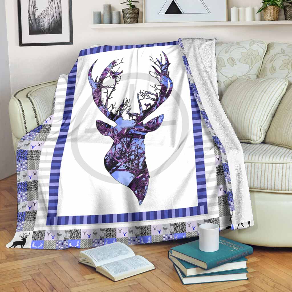 Hunting Love Hunting Forever Flannel Blanket For Cozy Bedroom Sofa Decor