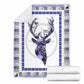 Hunting Deer Love Flannel Blanket For Cozy Bedroom Sofa Decor