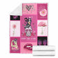 Breast Cancer Awareness Fight Like A Girl Flannel Blanket For Cozy Bedroom Sofa Decor