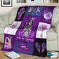 Fibromyalgia Awareness Fight Like A Warrior Flannel Blanket For Cozy Bedroom Sofa Decor