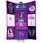 Fibromyalgia Awareness Fight Like A Warrior Flannel Blanket For Cozy Bedroom Sofa Decor
