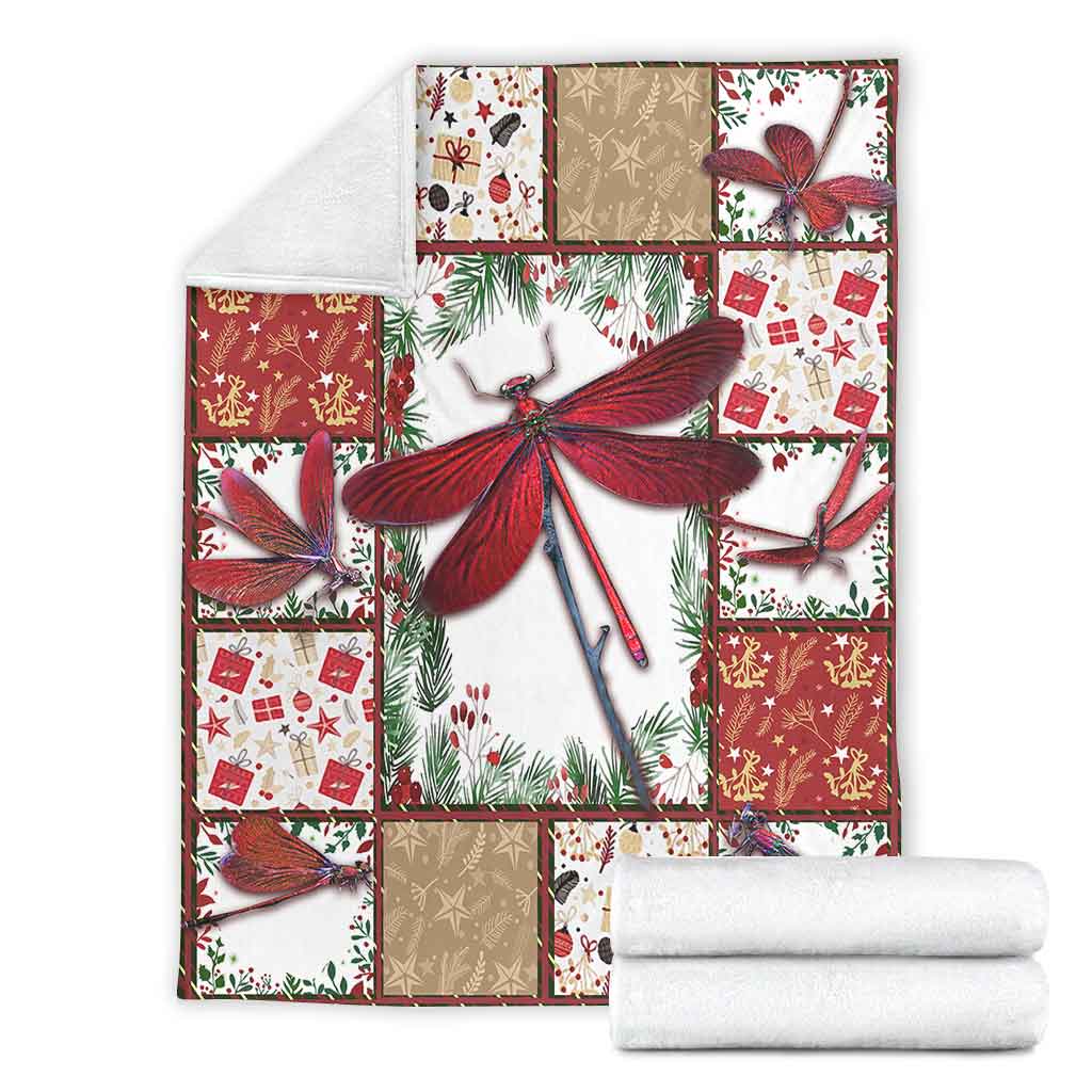 Dragonfly I Am Always With You Flannel Blanket For Cozy Bedroom Sofa Decor