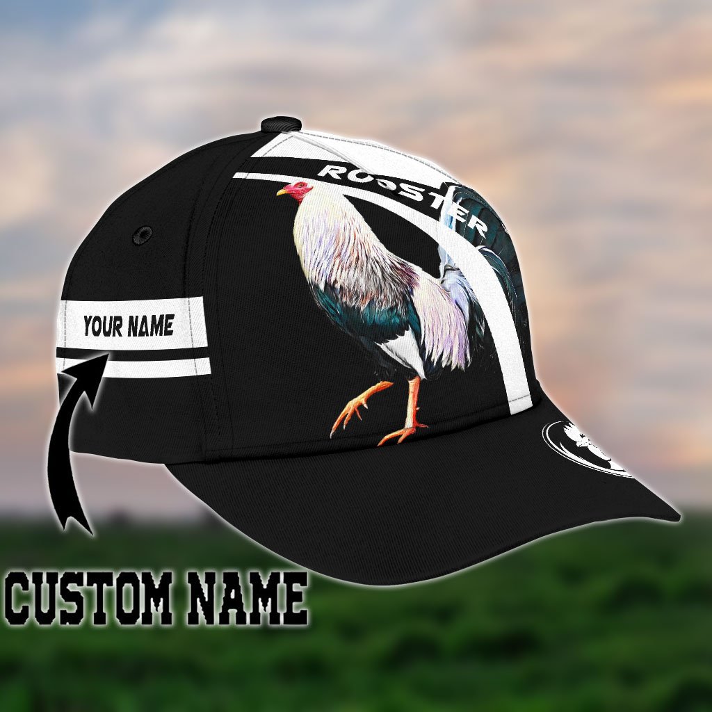 Personalized Rooster Farm Classic Cap For Vacation Style Outdoor Activities And Daily Comfort