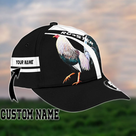 Personalized Rooster Farm Classic Cap For Vacation Style Outdoor Activities And Daily Comfort