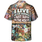 Vintage Gardening Garden Hawaiian Shirt Detailed Pattern View For Tropical Vacations