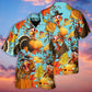 Turkey Thanksgiving Harvest Celebration Hawaiian Shirt Design View For Casual Summer Styling