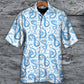 Fantasy Role Dragon Hawaiian Shirt For Summer Vacation, Beach Travel, And Casual Wear