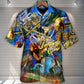 Music Trumpet Fail Day Hawaiian Shirt Artwork View For Weekend Travel And Beach Style