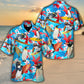 Funny Penguin Surf Hawaiian Shirt For Island Vacations, Resort Wear, And Relaxed Seasonal Style