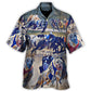 Dog Racing Greyhound Hawaiian Shirt Print Closeup For Thoughtful Gifting