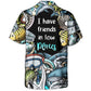 Coastal Scuba Diving Activity Hawaiian Shirt Print Closeup For Weekend Trips