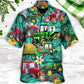 Tropical Tractor Promise Hawaiian Shirt Design Detail For Beach Days And Holiday Travel