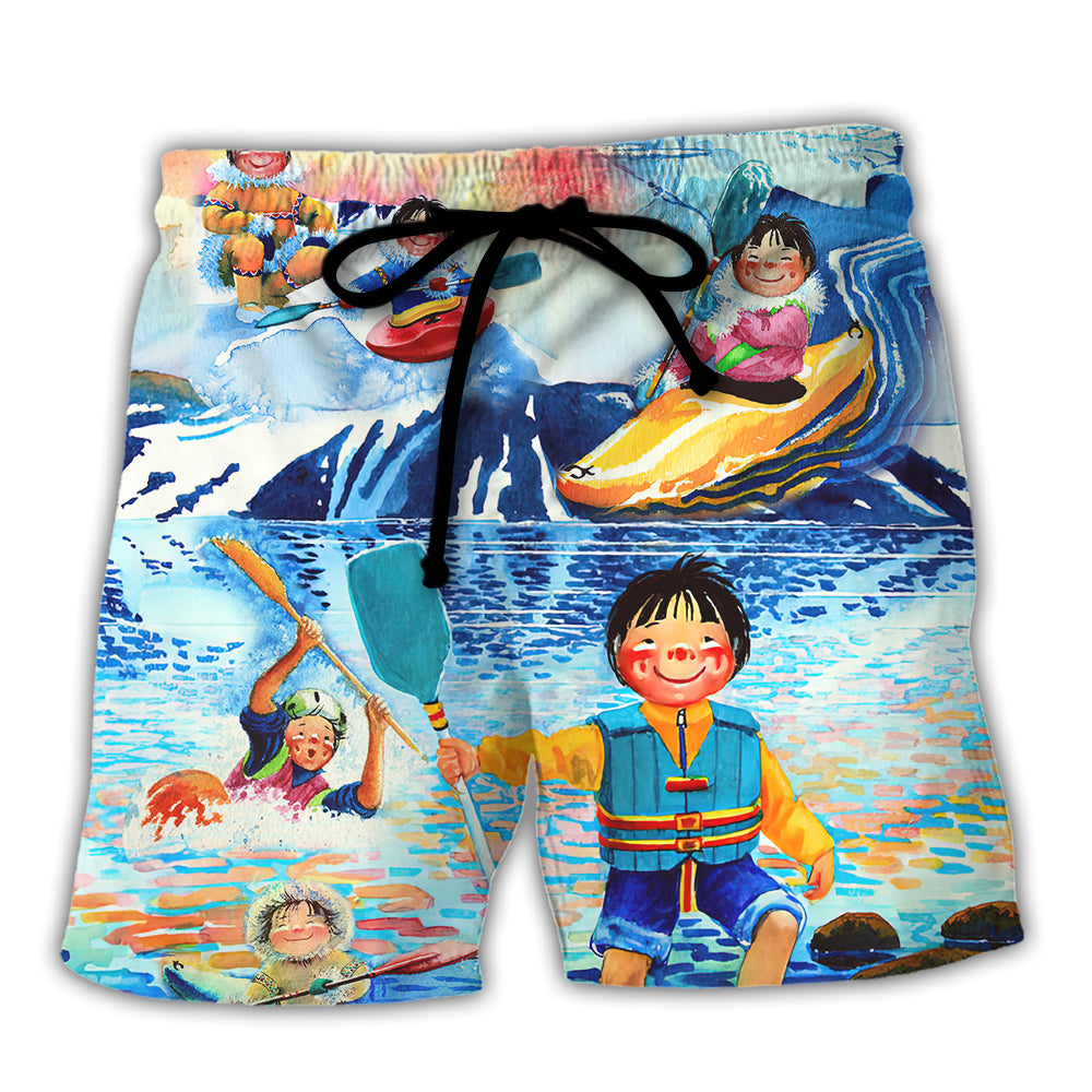 Kayaking Beach Shorts For Resort Getaways And Everyday Comfort