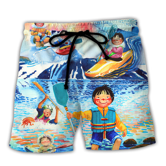 Kayaking Beach Shorts For Resort Getaways And Everyday Comfort