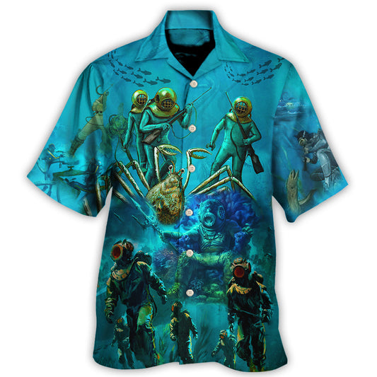 Ocean Rise Hawaiian Shirt Pattern View For Lightweight Everyday Style