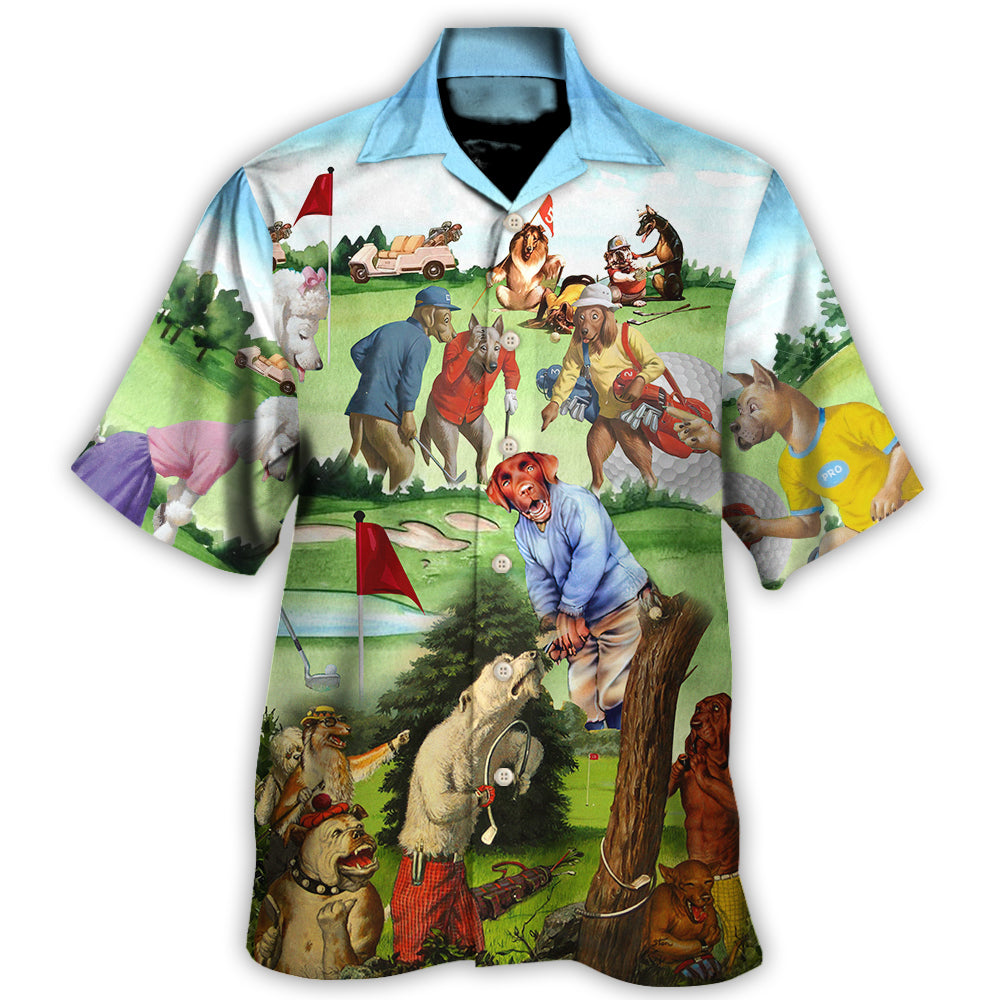 Golf Lot Balls Hawaiian Shirt For Resort Getaways And Comfortable Summer Activities