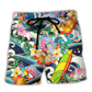 Windsurfing Beach Shorts For Casual Day Trips And Travel Ready Comfort