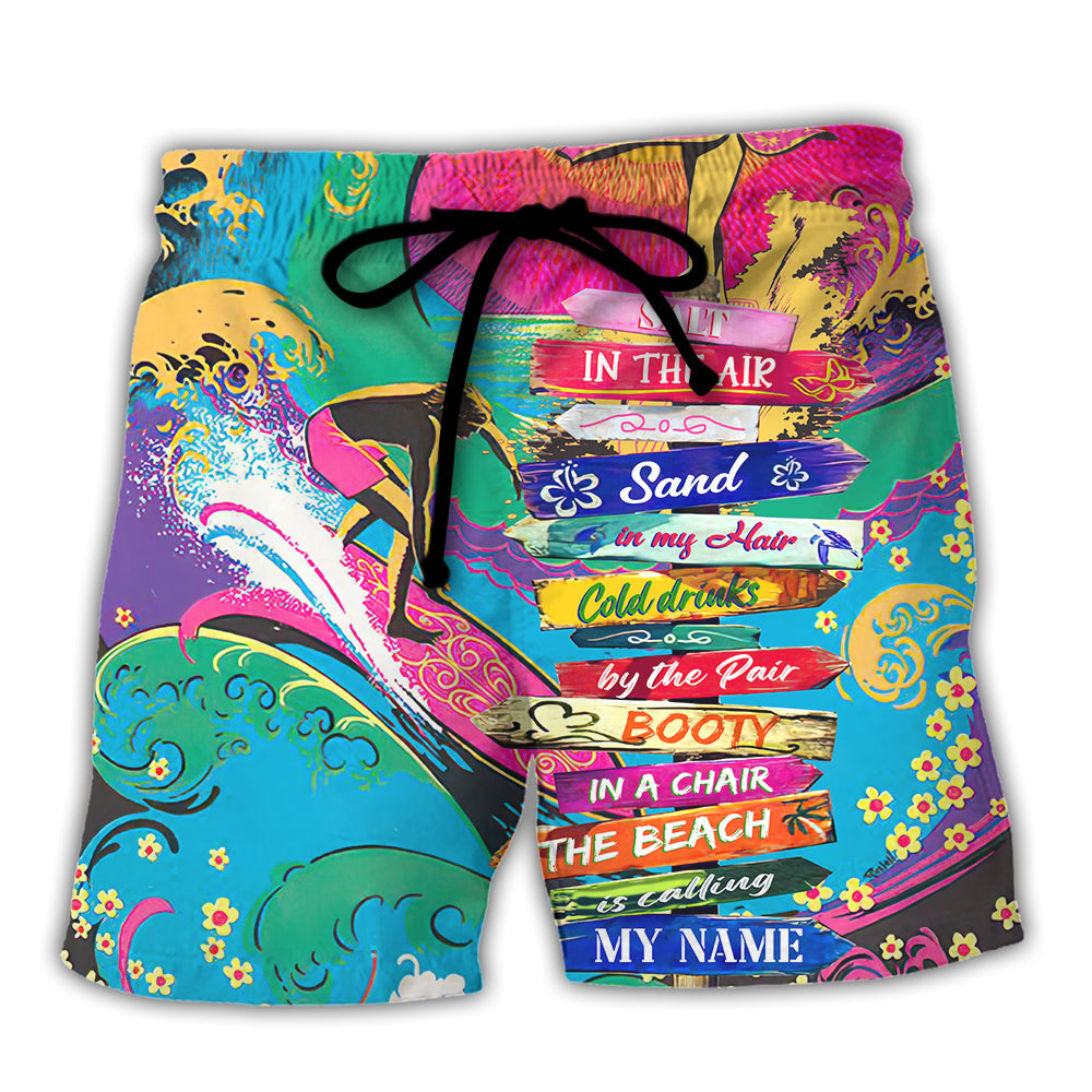 Coastal Saltwater Sand Beach Shorts For Oceanfront Escapes And Lightweight Summer Style