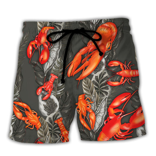 Lobster That Lobster Looked At Me Funny Tropical Beach Shorts For Beach Days And Resort Travel