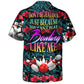 Bowling Adventure Graphic Hawaiian Shirt Front Pattern View For Island Holidays