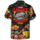 Barbecue Food BBQ Smoke Hawaiian Shirt All Over Print Detail For Casual Outings