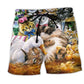 Cat Beach Shorts For Resort Getaways And Comfortable Daily Use