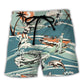 Waterskiing Saved Me Funny Waterskier Beach Shorts For Warm Weather Trips And Everyday Use