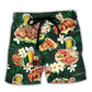BBQ Meat I Drink I Grill And I Know Things Funny Beach Shorts For Sunny Outdoor Celebrations