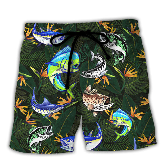 Fishing River Beach Shorts For Coastal Adventures And Leisure And Relaxation