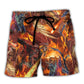 Fire Dragon Beach Shorts For Weekend Travel And Comfortable Daily Use